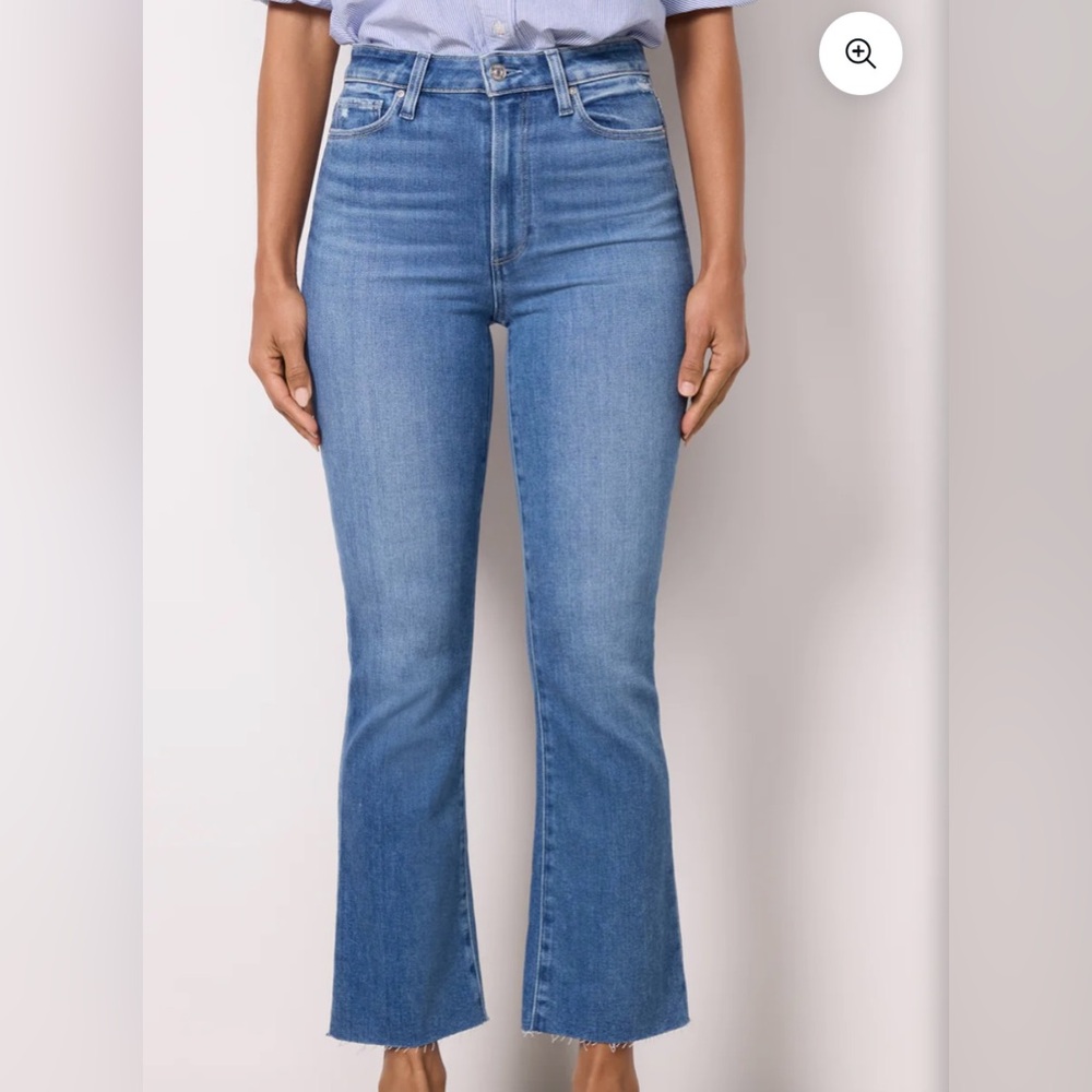 Paige Claudine Raw Hem jeans in color Persona